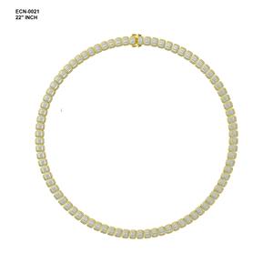 Cadena Cubana Pesada Lurba Jewels con Diamantes Baguette VVS Cultivados en Laboratorio, Estilo Hiphop, Certificación IGI, para Hombre y Mujer, Oro 10K/14K/18K - Product Image 1