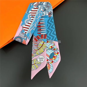 Fashion Women's <b>Square</b> <b>Silk</b> <b>Scarf</b> 2026 New Brand Design Luxury Customizable Skin-Friendly Four Seasons Use - Product Image 6