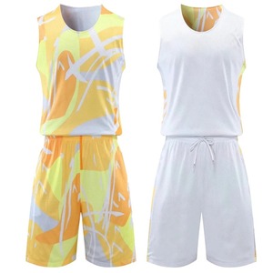 Conjunto de Camiseta de Baloncesto Reversible para Hombre/Mujer, Trajes Deportivos de Baloncesto Lisos y Transpirables, Uniformes de Baloncesto Personalizables - Product Image 2
