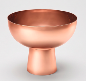 Bol à nourriture en cuivre plaqué, design simple, grande taille, fait main, vaisselle décorative, bol à mélanger pour la cuisine et la salle à manger - Product Image 1