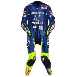 Traje de Carreras MotoCP Ramaha 1 Pieza de Cuero Vacuno/Canguro para Moto/Traje de Motociclismo para Piloto - Product Image 1