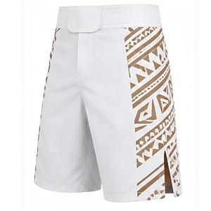 Premium Quality Elastic Waistband Breathable Quick Dry Seamless MMA Boxing Training <b>Shorts</b> 4-Way Stretch Sublimated - Product Image 5