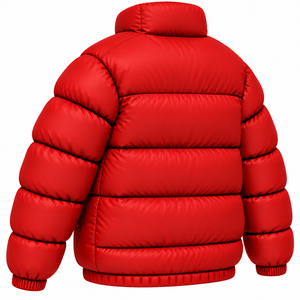 Veste matelassée pour homme de haute qualité, manteau d'hiver matelassé, col montant, veste rembourrée, couleur unie, veste matelassée streetwear personnalisée pour homme - Product Image 4