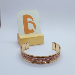 99% <b>Copper</b> Cuff <b>Bracelet</b> Alloy Classic Style Jewelry for Women Bela Artisan BE11 - Product Image 1
