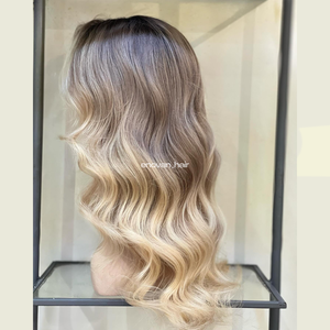 Perruque en cheveux vietnamiens de qualité supérieure, Lace Front sans colle, en gros, vente en vrac pour revendeurs - Product Image 5