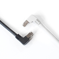 Câble de raccordement RJ45 à 90 degrés, câble Ethernet CAT6 UTP, câble de raccordement réseau LAN à angle droit pour routeur, commutateur