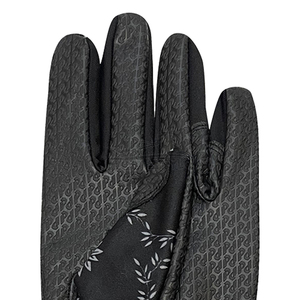 Guantes de equitación para mujer al por mayor, con estampado floral, de neopreno, ligeros, transpirables, con agarre completo en los dedos, guantes de moda para montar en invierno - Product Image 4