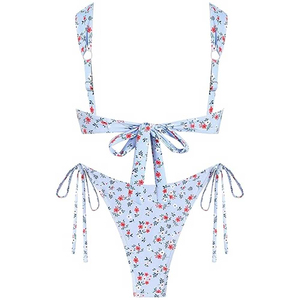 Conjuntos de Bikini Cómodos para Mujer Hechos en Pakistán, Nuevo Conjunto de 2 Piezas con Escote Redondo y Estampado, Precio Económico, Personalizado - Product Image 2