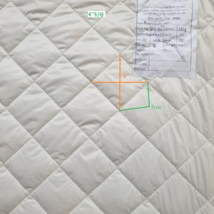 Patrón bordado de acolchado cuadrado de 6 ''de poliéster 100% de alta calidad respetuoso con el medio ambiente para 2-5 capas para hoteles - Product Image 3