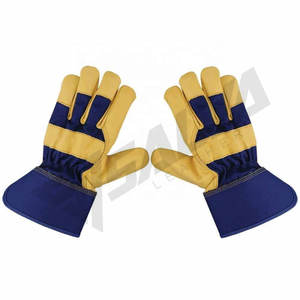 ถุงมือหนังวัวสำหรับงานหนัก ทนทาน เหมาะสำหรับงานก่อสร้าง ปลอดภัยสำหรับการทำงาน - Product Image 1