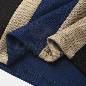 T-shirt classique à manches courtes pour homme 100% coton avec col en tissu polaire (220g) respirant, séchage rapide, texture lisse, style décontracté - Product Image 6