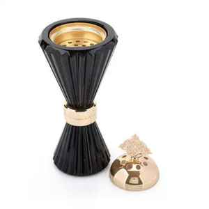 Juego de quemador de incienso Bakhoor de metal de lujo con bandeja, quemador de incienso árabe Oud, quemador decorativo de fragancias para el hogar, regalo decorativo para Ramadán - Product Image 6