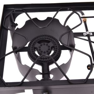 150000 BTU Dual Burner Outdoor Stove for BBQ Grilling <b>Camping</b> Accessories - Product Image 3