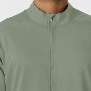 Blouse médicale personnalisée unisexe à manches longues avec fermeture éclair pour infirmiers et personnel hospitalier - Product Image 4