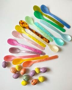 Unique Designer Manufacturer Finished Resin Serving Spoon New Kitchen Accessories Flatware Dinnerware Tableware Cutlery Set - Product Image 2