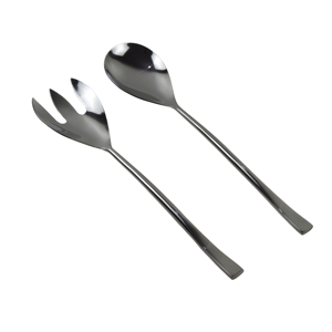 Juego de Servidores de Ensalada Modernos y Minimalistas de Acero Inoxidable, Elegantes Utensilios Metálicos para Servir Ensaladas para Mesa de Comedor y Restaurantes - Product Image 4