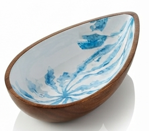 Bol à salade en bois fait main, bol à dîner en bois décoratif, bol de service pour fête, mariage, table, fait main avec une qualité supérieure, personnalisable - Product Image 4