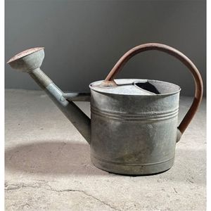Industrial Galvanized Iron Watering Can Farmhouse Rustic Indoor Outdoor Garden Decor <b>Large</b> Capacity Metal <b>Plant</b> Watering Pot - Product Image 1