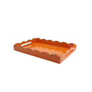 Bandeja Ecológica KV NATURAL HOME con Acabado Lacado, Borde Ondulado, Diseño Floral, Grado Comercial, Duradera para Alimentos - Product Image 2