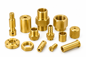 Componentes Mecanizados por CNC de Latón OEM, Piezas Metálicas Torneadas de Precisión Personalizadas, Accesorios de Latón, Piezas de Cobre, Aluminio y Acero Inoxidable - Product Image 3