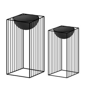 Pot de fleurs nordique en acier doré pas cher, support d'intérieur en fonte, jardinière en métal en gros - Product Image 5