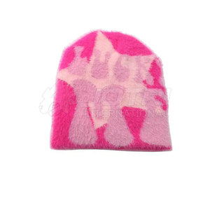 Winter <b>Wool</b>/Cotton <b>Beanie</b> <b>Hats</b> Soft Warm Fabric High Quality Customizable Comfortable Fit Jacquard Designed for Cold Weather - Product Image 2