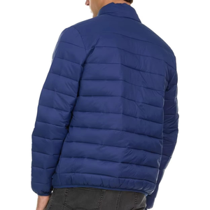 Veste d'hiver matelassée noire personnalisée en gros, légère, coupe-vent et imperméable pour homme, disponible en plusieurs couleurs - Product Image 6