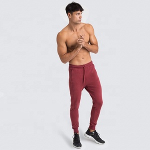 <b>Mens</b> Fleece Lining Polyester/Cotton Slim Fit Jogging Bottoms Sports Joggers <b>Trousers</b> Drawstring Closure <b>Elastic</b> Waist Zip - Product Image 3
