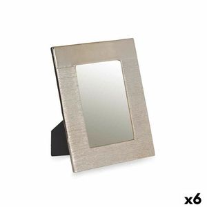 Cadre photo en métal nickel antique, design double élégant, aspect martelé, léger, impression numérique pour la maison et le bureau - Product Image 4