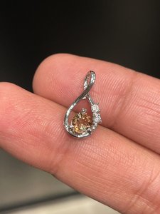 Pendentif en tourmaline, pendentif en argent sterling, pendentif en forme de larme, bijoux pour femmes, pendentif fait main, cadeau pour elle, bijoux minimalistes - Product Image 4