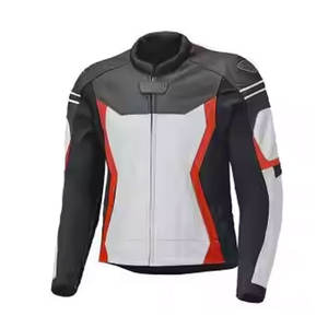 Vestes de moto en cuir véritable sur mesure pour hommes et femmes, veste de moto personnalisée avec protection d'armure - Product Image 6