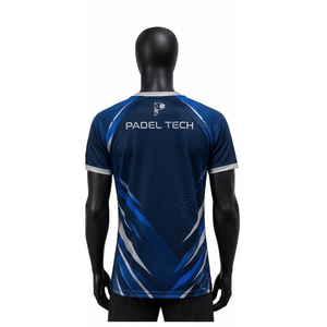 Maillot de padel avec logo personnalisé, vêtements de sport de haute qualité, tissu respirant à séchage rapide, coupe confortable pour les entraînements et les matchs de padel - Product Image 6