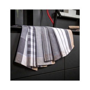 Bordure blanche unie brodée meilleure vente de torchons haut de gamme personnalisables de haute qualité, confortables et absorbant l'eau - Product Image 6