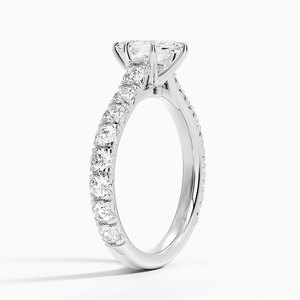 Anillo BOJ 0115 con Corte Marquesa, Plata 925, Colección Luxe, Anillo Solitario con Engaste de Garras, Diamante de 2ct, Color D, VVS1, Moissanita GRA - Product Image 2