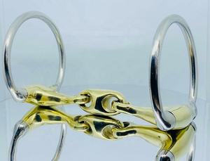 Mors à œil rond pour cheval de haute qualité, mélange de cuivre, mors en acier inoxydable massif, fabricant de mors pour cheval en Inde - Product Image 5