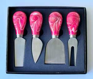 Premium Resin <b>Cheese</b> <b>Knives</b> <b>Set</b> with Stainless Steel Blades Kitchen Serving Tools - Product Image 4