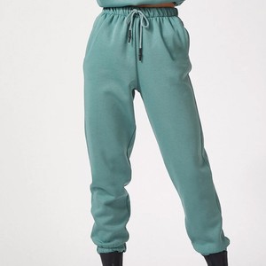 Conjunto Deportivo con Capucha para Mujer, Color Sólido, Manga Larga, Casual, Transpirable, Corte Holgado, 100% Algodón, Peso Medio, para Otoño - Product Image 6