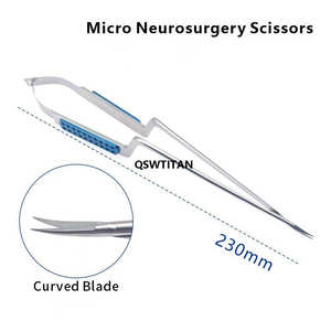 Tijeras de Micro Neurocirugía, Instrumentos Microquirúrgicos de Acero Inoxidable, Micro Tijeras de Dentavex - Product Image 2