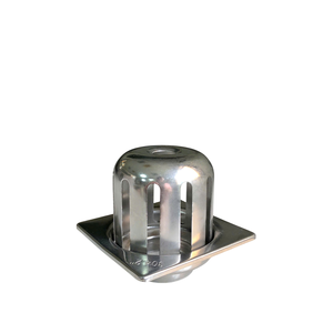 Siphon de sol carré moderne en acier inoxydable de 2 pouces – Élégance et perfection de haut niveau pour salles de bain, terrasses et diverses industries – Installation facile - Product Image 1