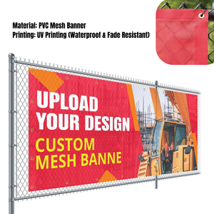 Lona de PVC Impresa con UV para Exteriores, Resistente al Viento y a la Intemperie, para Obras de Construcción, Pancarta Publicitaria - Product Image 2