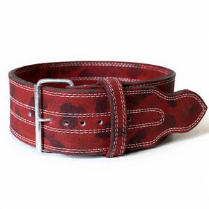 Cinturón de levantamiento de pesas ajustable, duradero y personalizado, soporte para la espalda, cinturón de entrenamiento de fitness y powerlifting para hombres y mujeres, unisex. - Product Image 1