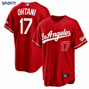 Maillot de baseball SPOFIT pour homme des Dodgers de Los Angeles Ohtani 17, boutonné, manches courtes, anti-humidité - Product Image 3