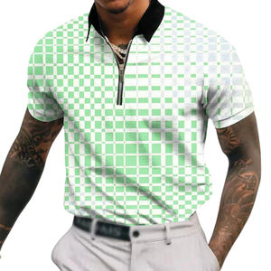 Camisa Polo Casual de Verano para Hombre, Corte Slim, Algodón Premium, Transpirable, Cómoda, Ligera, Manga Corta, Corte Clásico, Elegante - Product Image 1