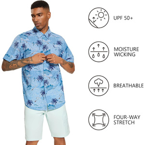 Camisas Casuales de Manga Corta con Doble Botonadura para Hombre, Personalizadas, de Poliéster/Algodón, Fabricante de Uniformes Profesionales, Exportación OEM de Pakistán - Product Image 2
