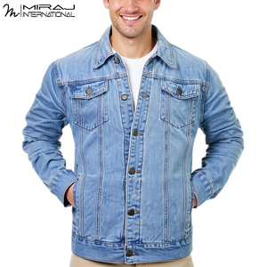 Highest Quality Denim <b>Jackets</b> Premium Quality Fully Customized Size Breathable Product Breathable Denim <b>Men's</b> Denim <b>Jackets</b> - Product Image 4