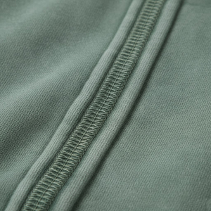 Ensemble de survêtement à capuche pour homme, vert uni, en coton, décontracté, avec cordon de serrage et poches, idéal pour l'automne - Product Image 5