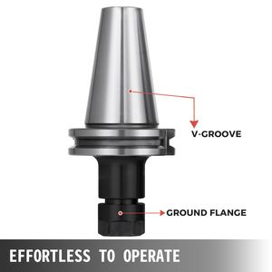 Set di 8 mandrini portautensili CAT40 ER16 da 85 mm (2.76FT) per impieghi gravosi, testati CNC, per fresatura e lavorazione del metallo - Product Image 6