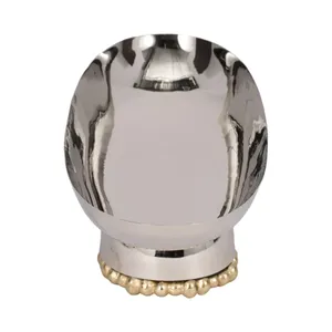 2026 Trending Sculptural <b>Metal</b> <b>Bowl</b> with Asymmetric Organic Form for Contemporary Living Room DecorationOval <b>Metal</b> Serving - Product Image 2