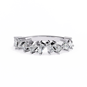 Bagues en or véritable 9K 10K 14K 18K avec diamants CVD cultivés en laboratoire certifiés IGI, bijoux fins sur mesure - Product Image 3