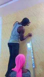 Personalización de pegatinas de pared autoadhesivas de espuma PET de 1,2*3M para decoración de interiores, papel tapiz, renovación de tiendas - Product Image 5